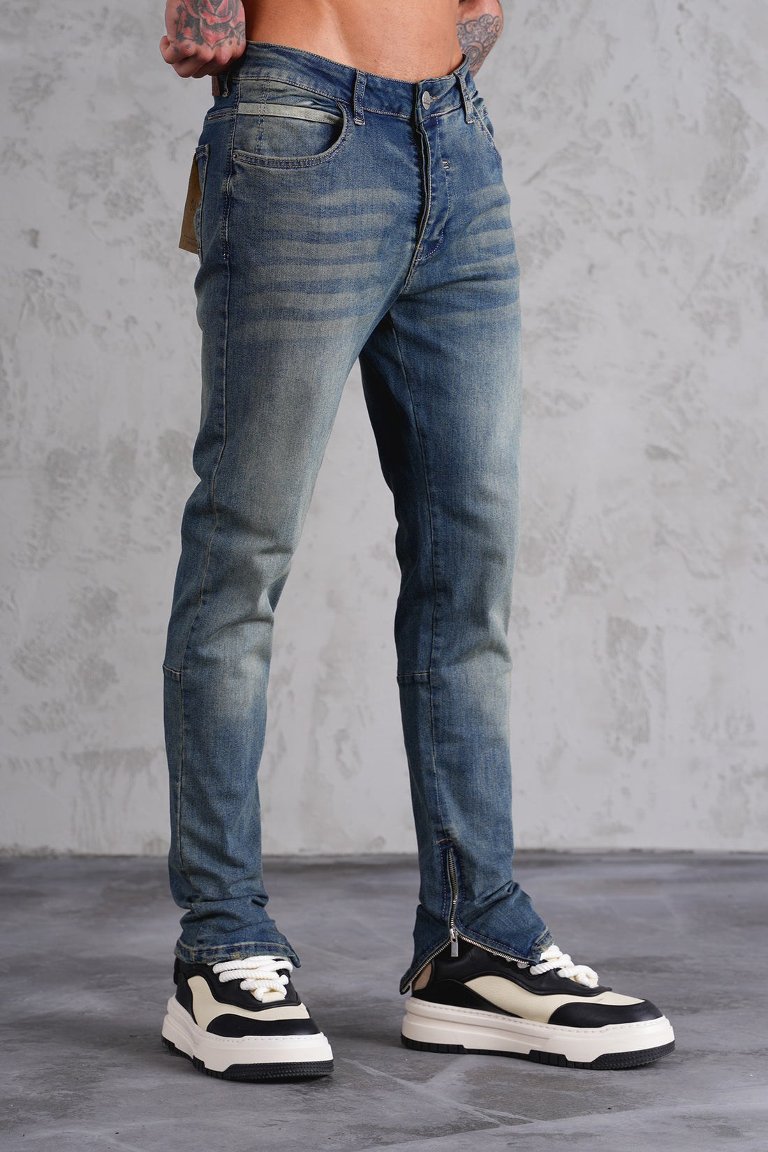 JEAN ZIPPED LL200087