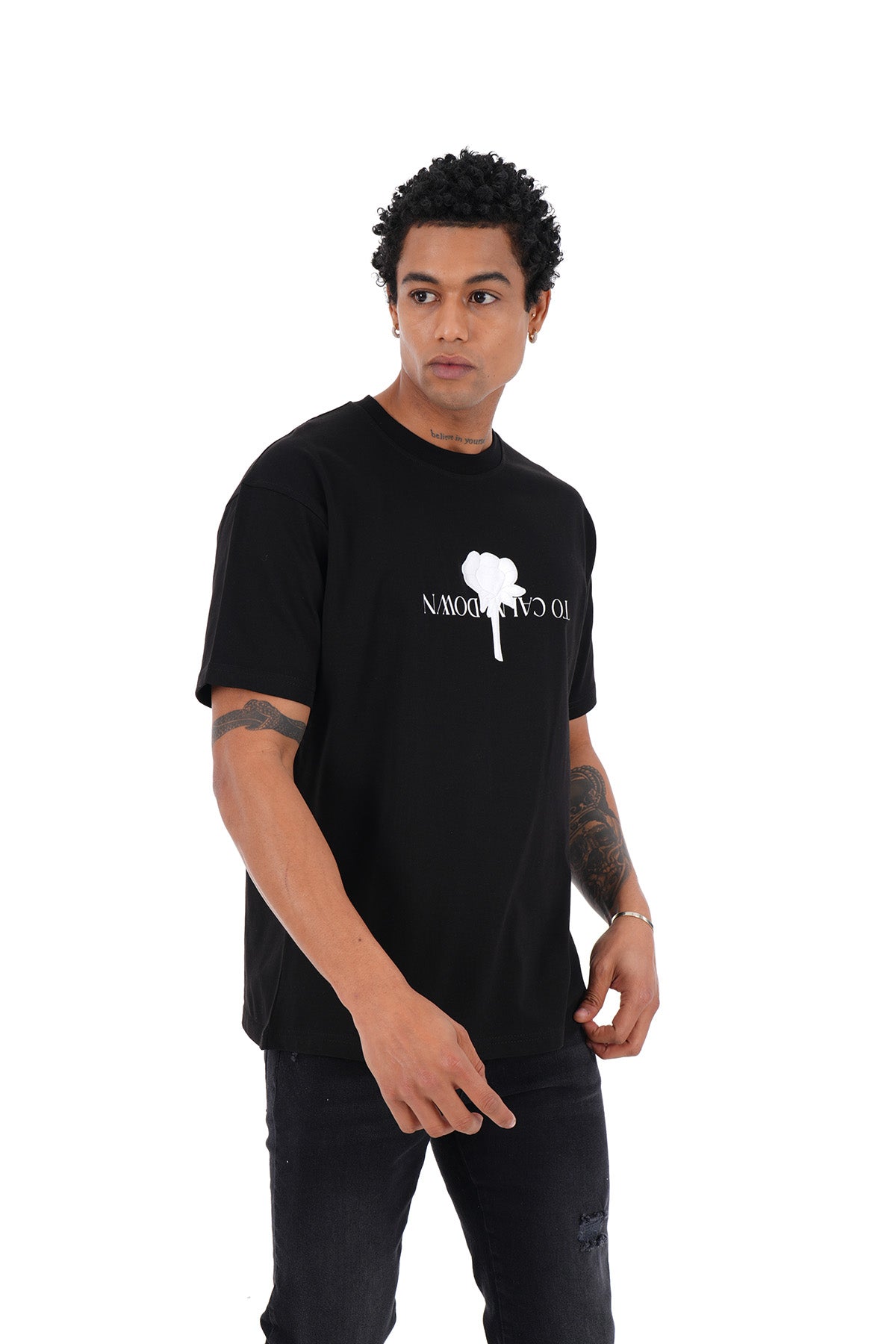 TEE SHIRT LL1030 - BLACK