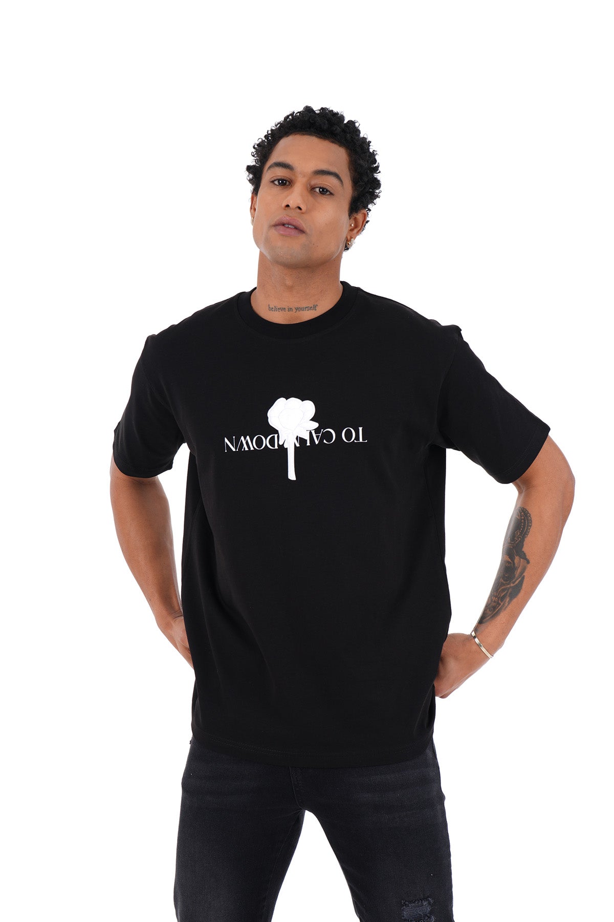 TEE SHIRT LL1030 - BLACK