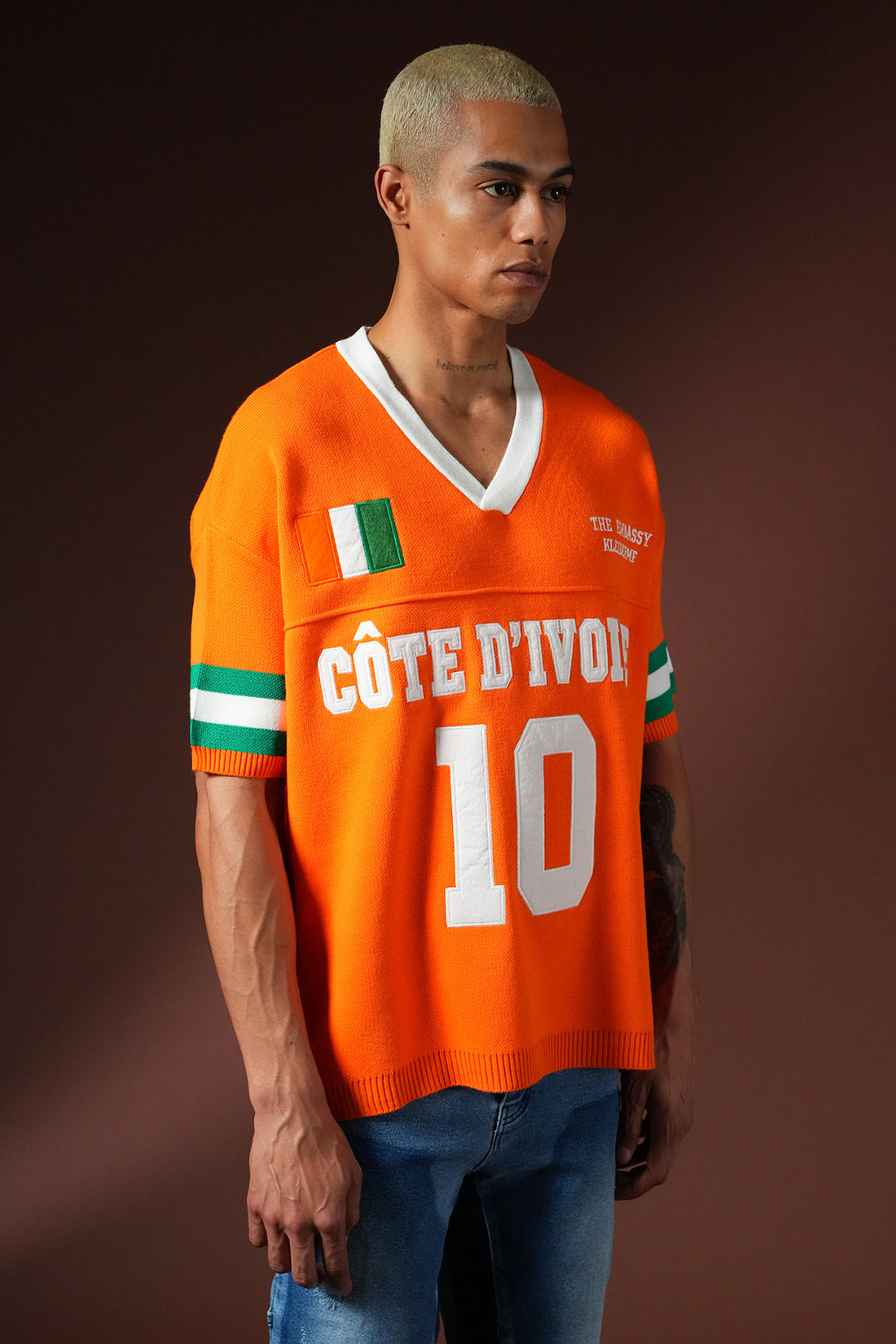 Oversize-T-Shirt aus Strick 3409