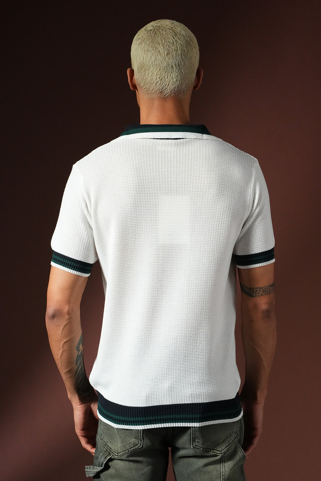 T-shirt en maille Polo KNIT LL061053