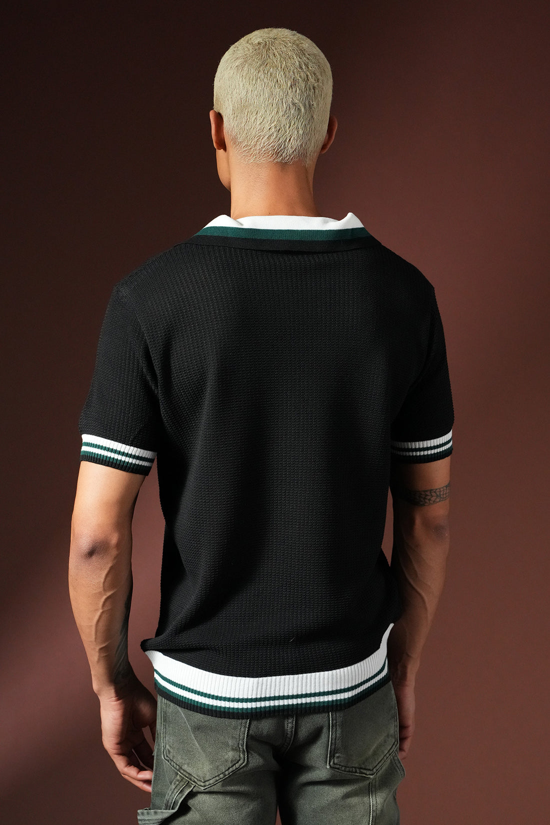 T-shirt en maille Polo KNIT LL061053