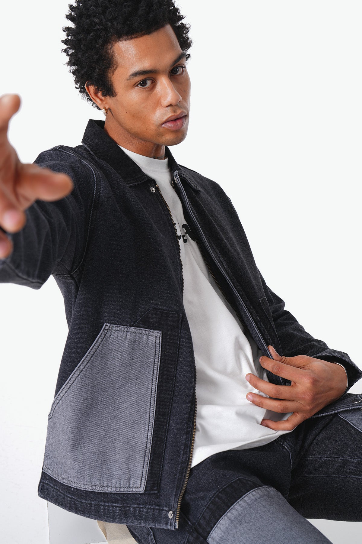 SURVÊTEMENT JEAN ART502 - BLACK