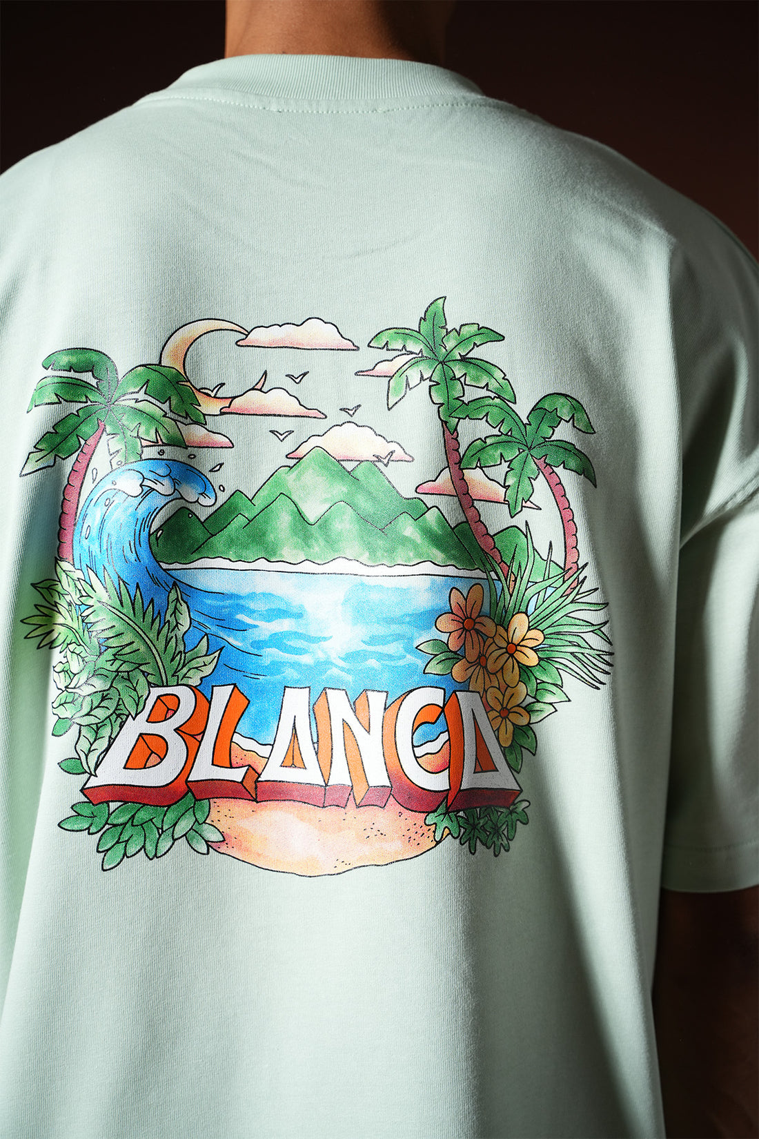 Übergroßes T-Shirt OM-047