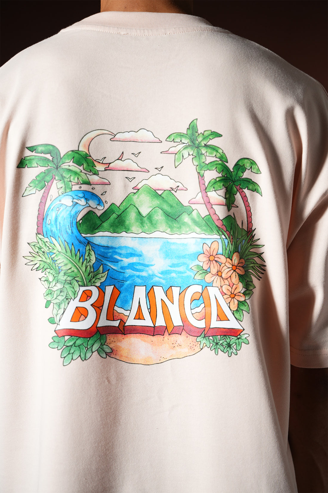 Übergroßes T-Shirt OM-047