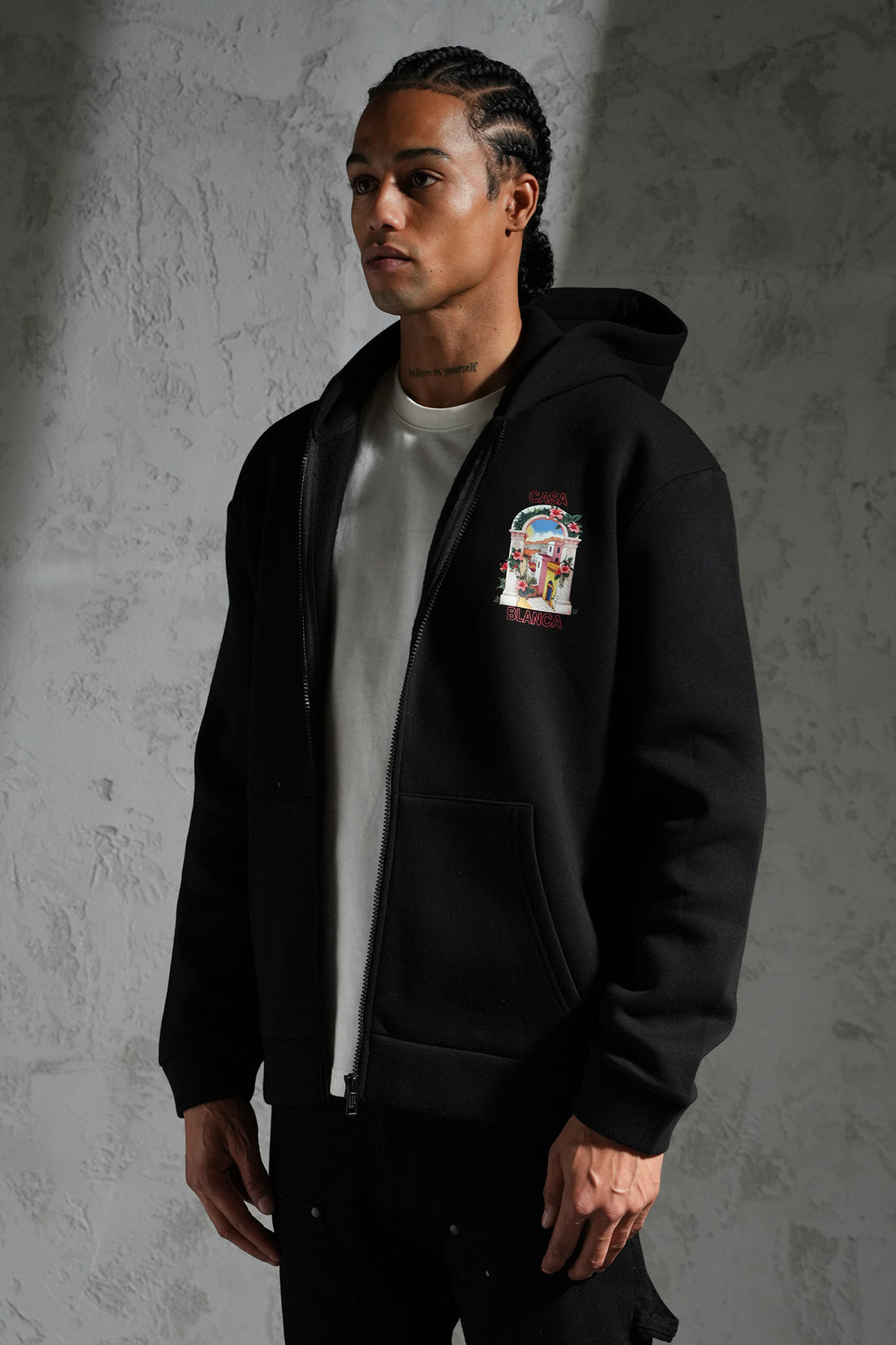 KAPUZEN-SWEATSHIRT MIT REIßVERSCHLUSS LL110048