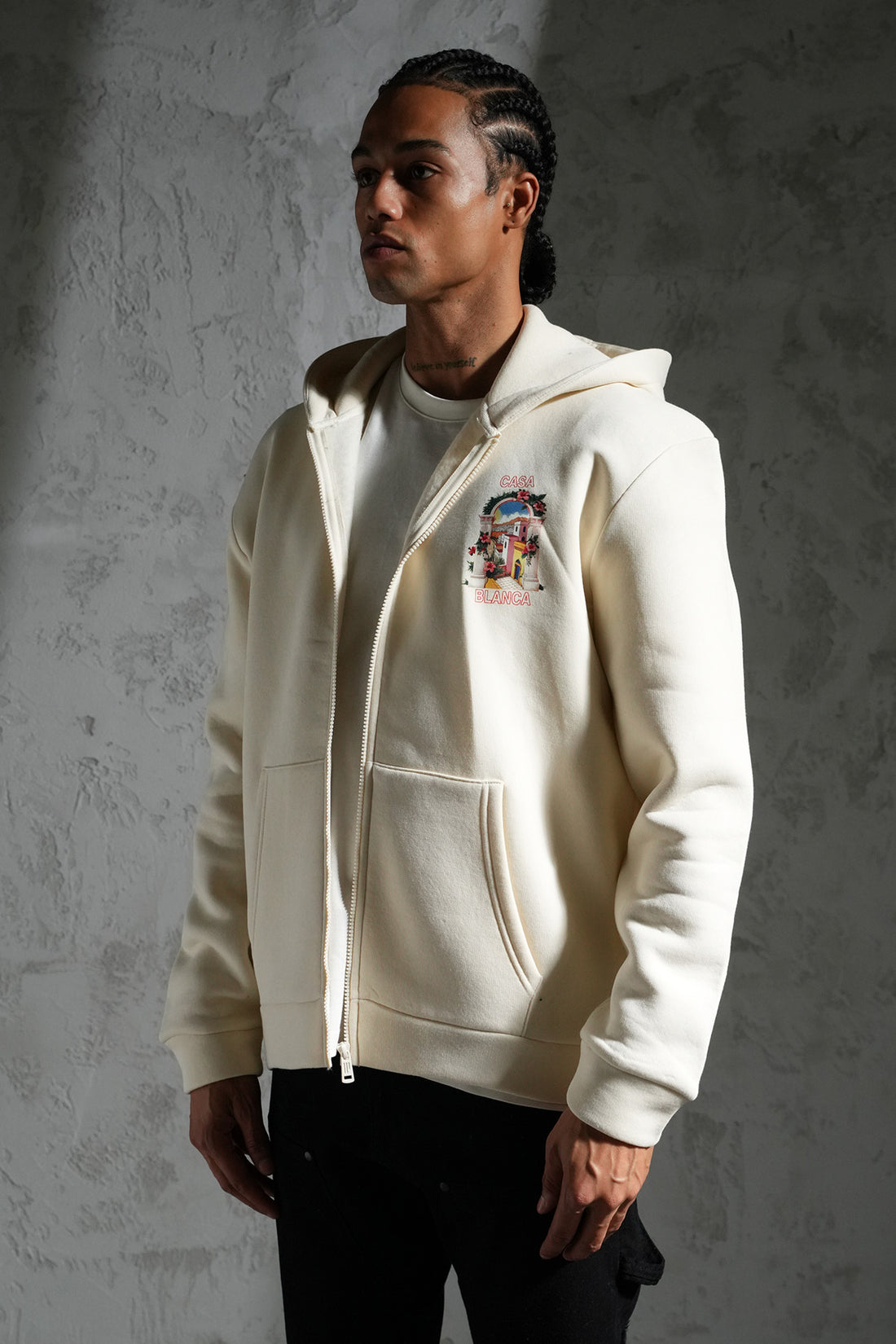KAPUZEN-SWEATSHIRT MIT REIßVERSCHLUSS LL110048