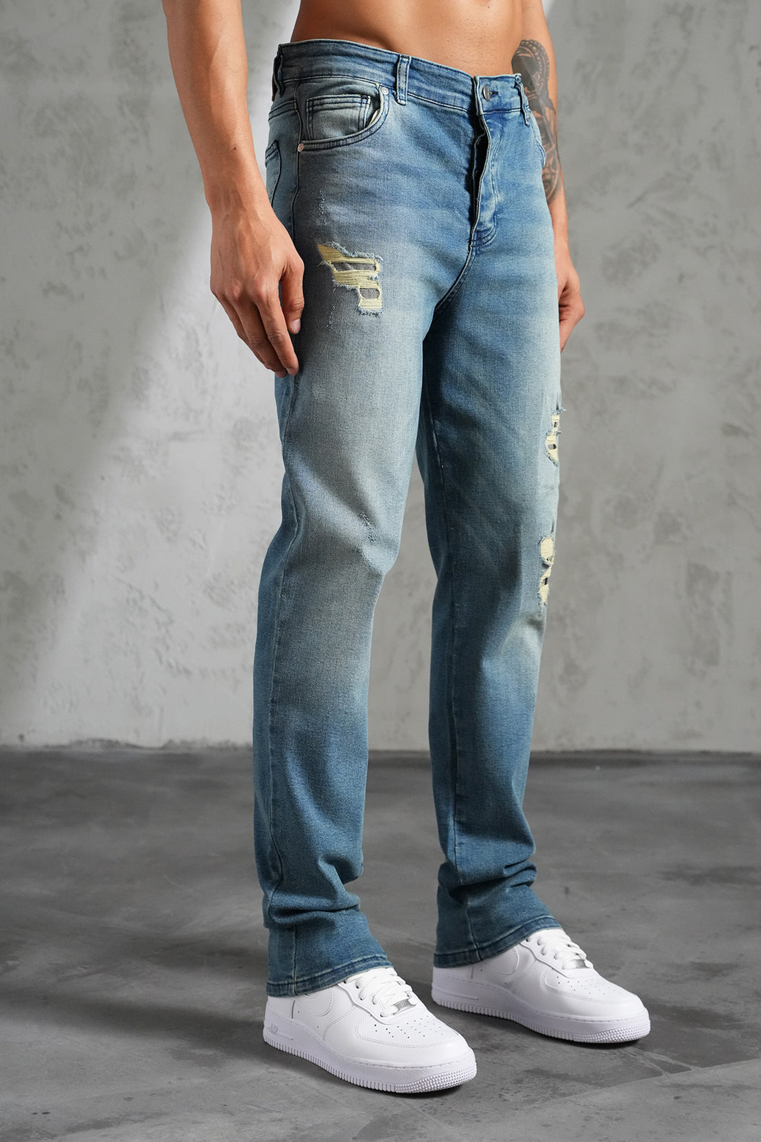 JEAN ZIPPED F009