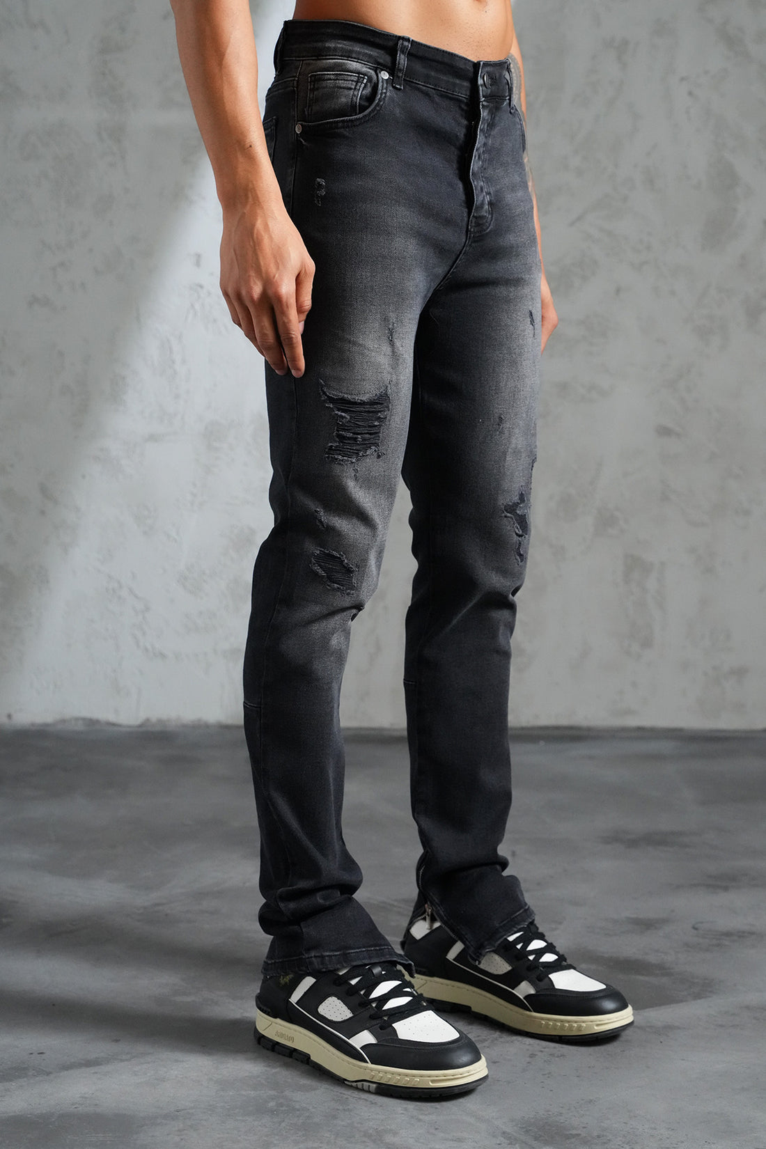 JEAN ZIPPED FIT F005