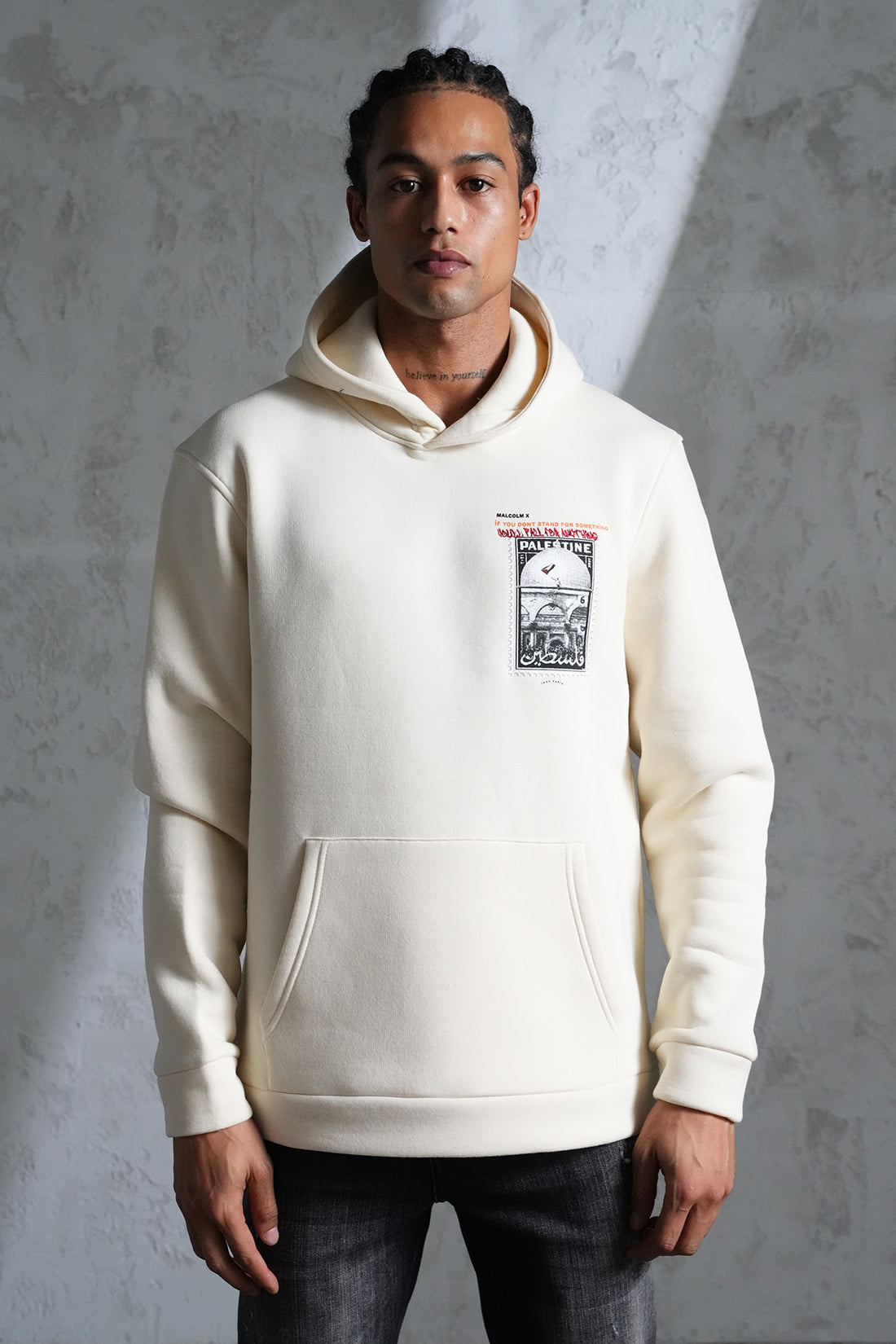 BEDRUCKTER KAPUZENPULLOVER LL110016