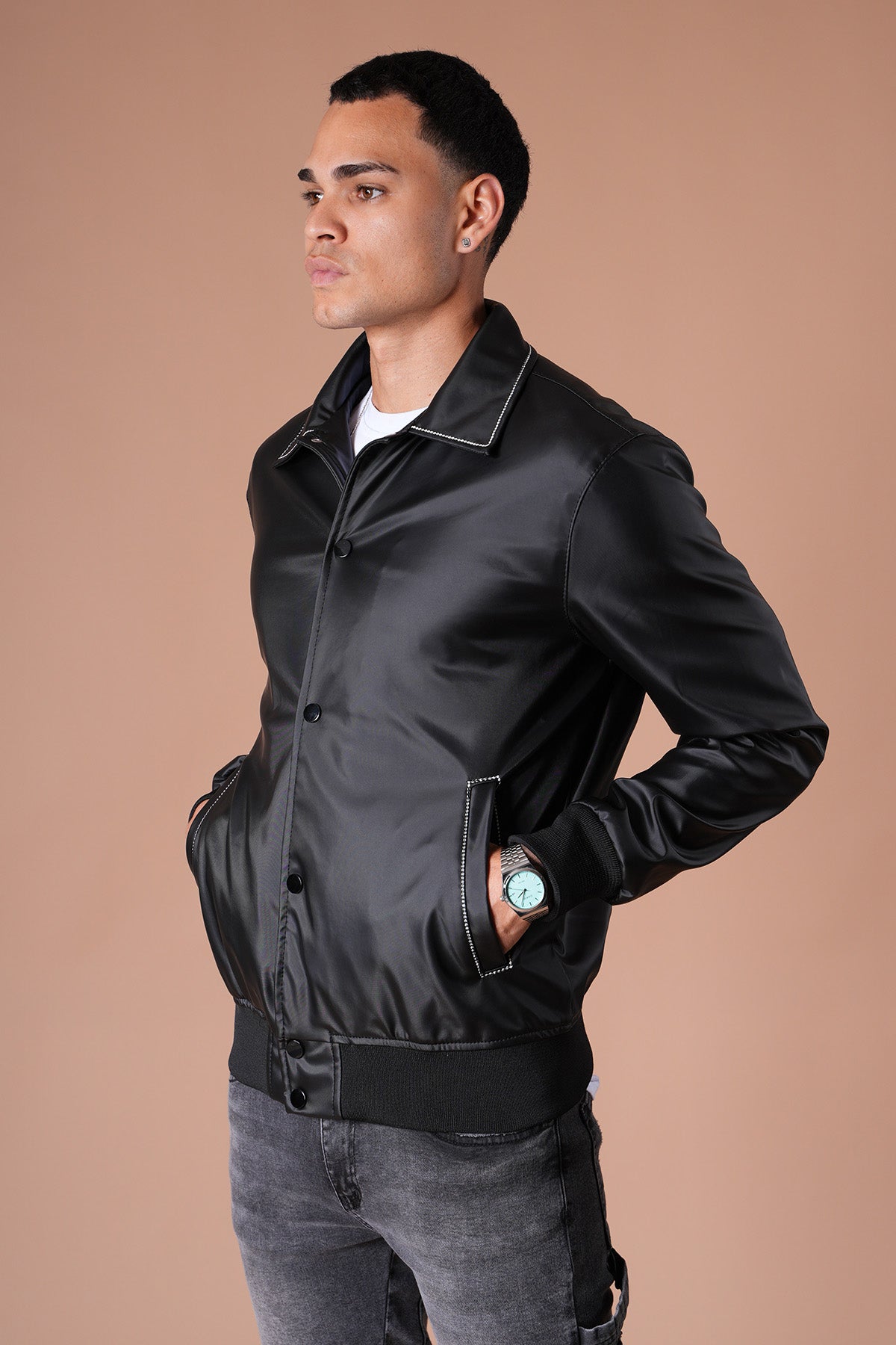 VESTE SATEN 581