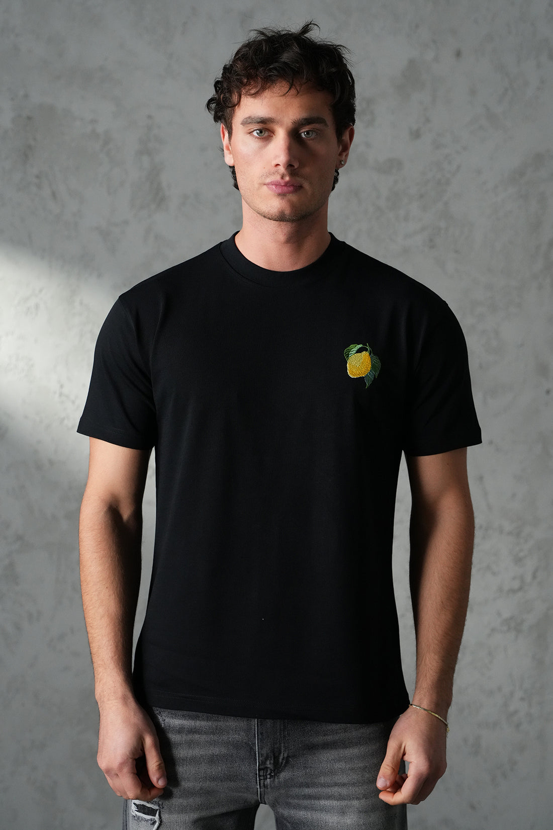 T-Shirt mit Zitronenprint - LL1100126