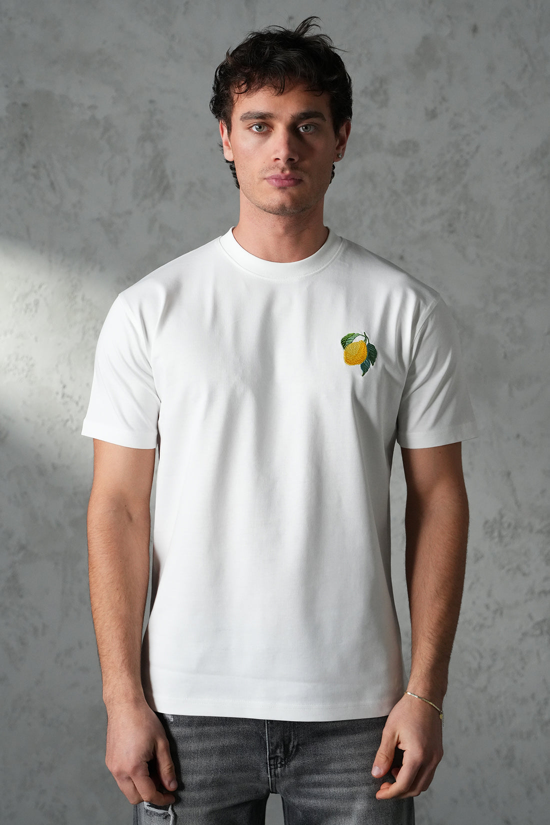 T-Shirt mit Zitronenprint - LL1100126