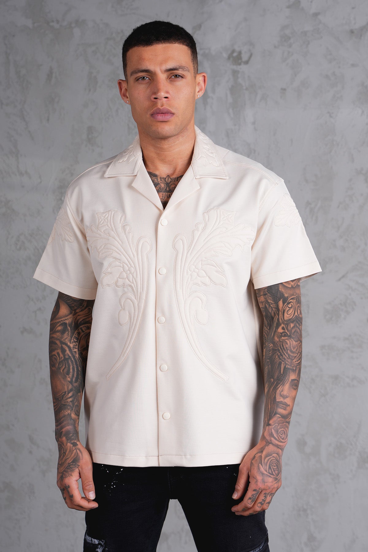 CHEMISE MANCHE COURTES LL5085