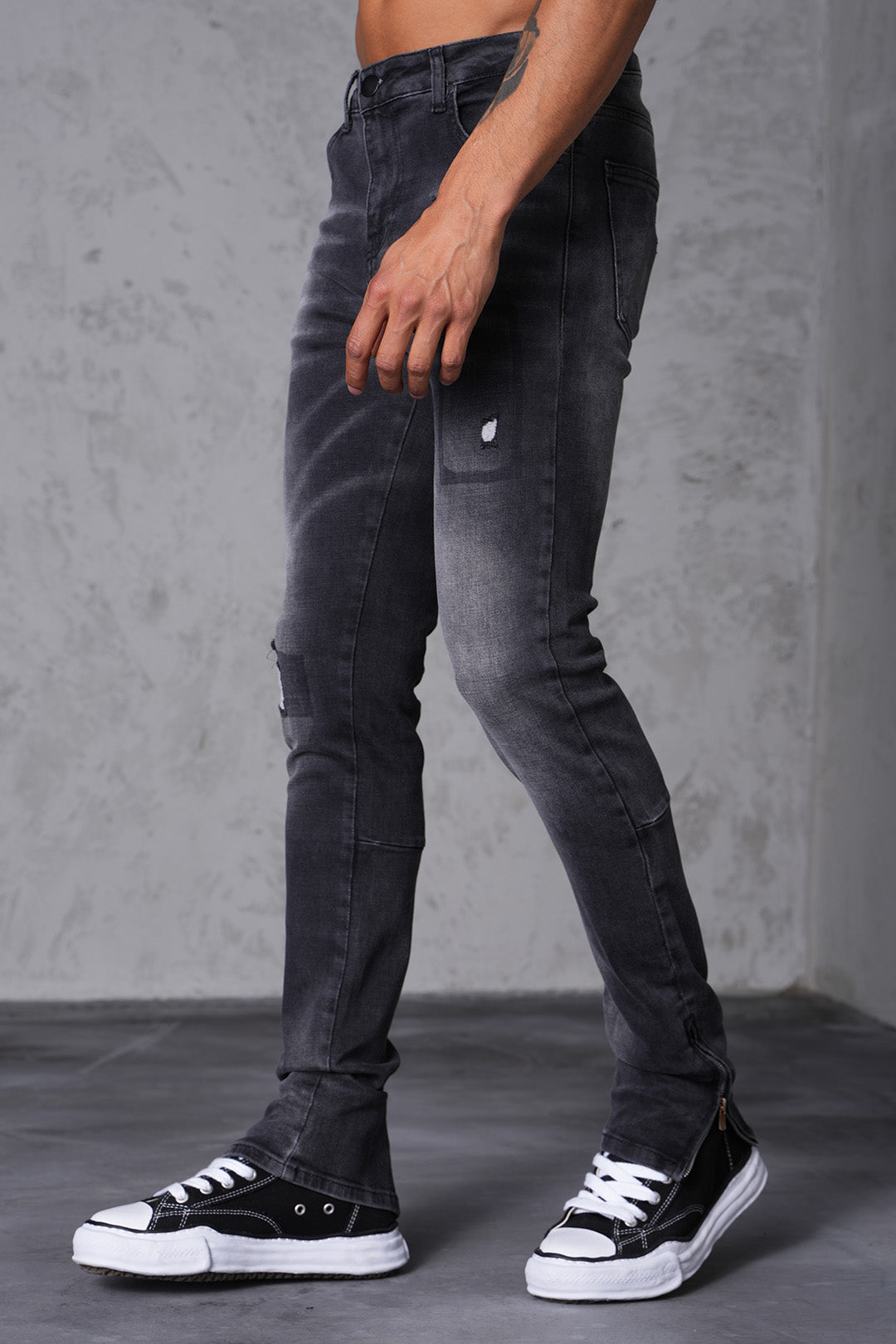 JEANS ZIPPED LL46-12