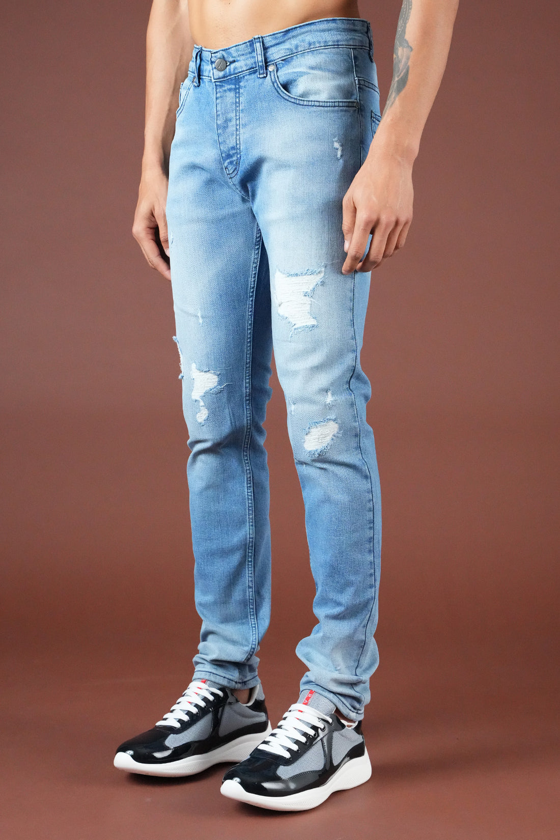 Slim-Fit-Jeans für Herren FAMR-0079