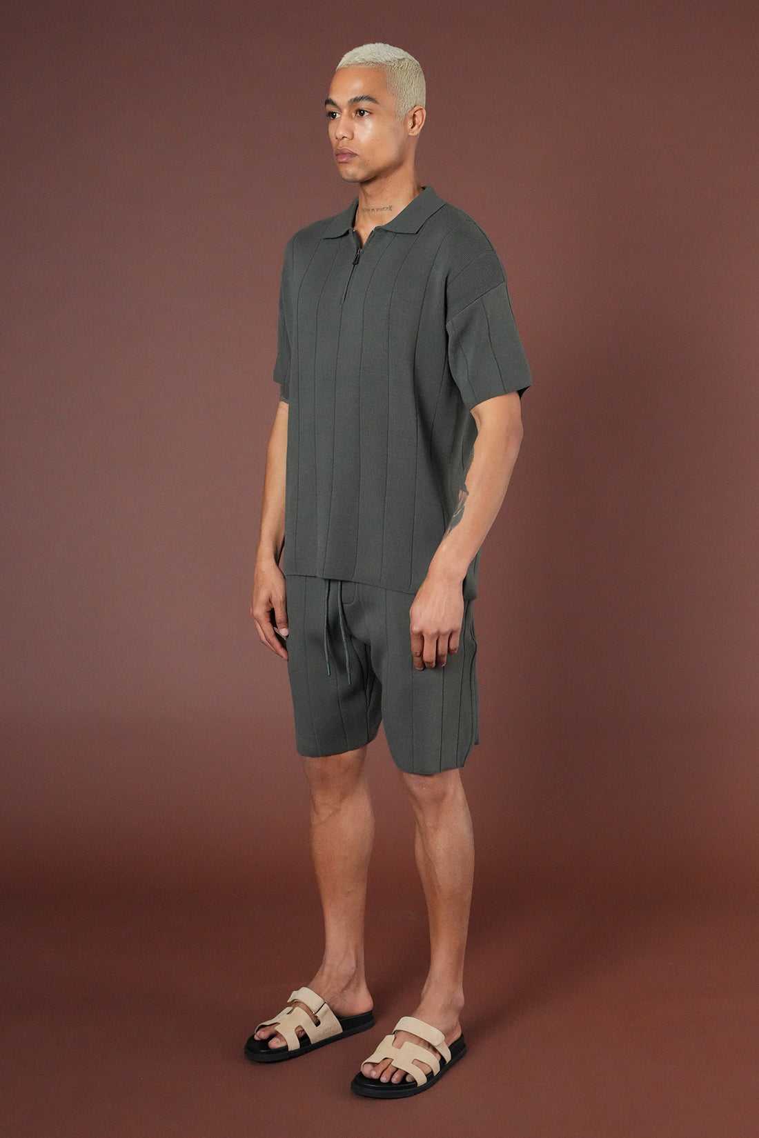Strickset T-Shirt und Shorts LL061054