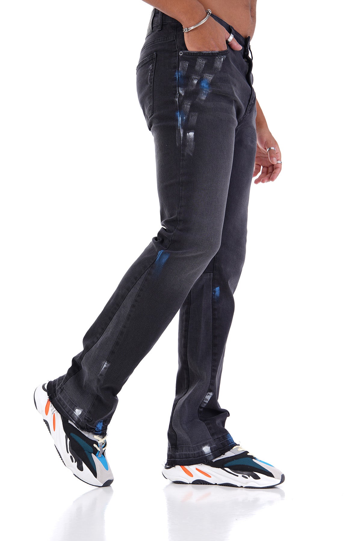 JEAN FLARE LL2000128 - BLACK