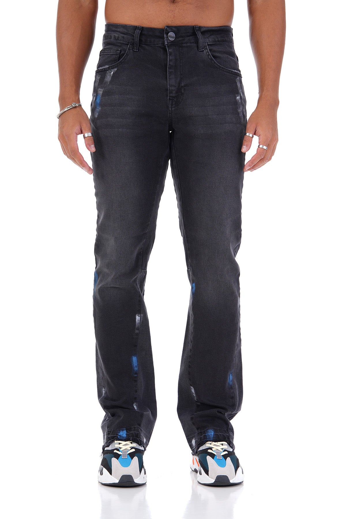 JEAN FLARE LL2000128 - BLACK