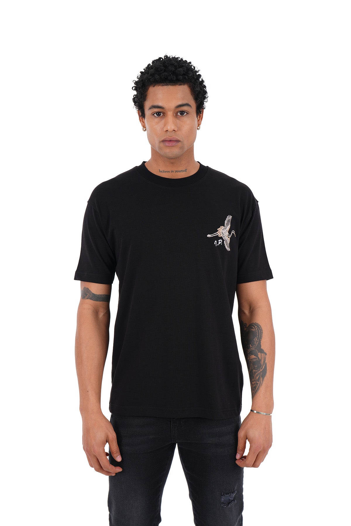 TEE SHIRT LL1011 - BLACK