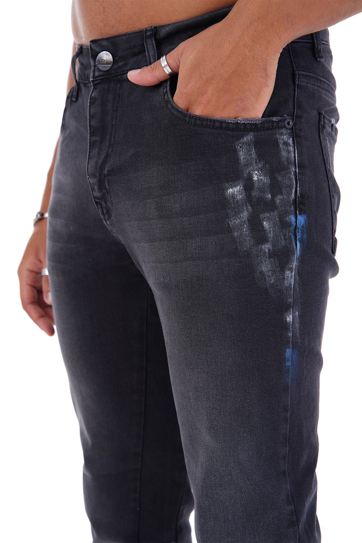 JEAN FLARE LL2000128 - BLACK