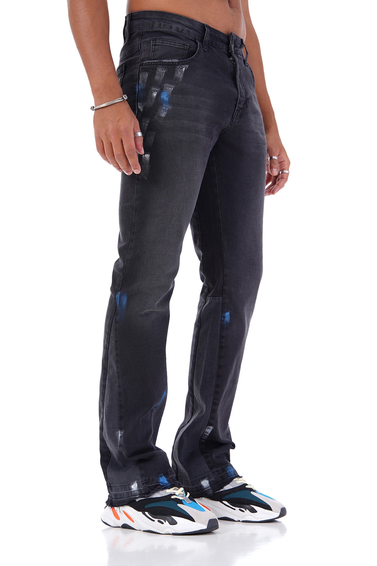 JEAN FLARE LL2000128 - BLACK