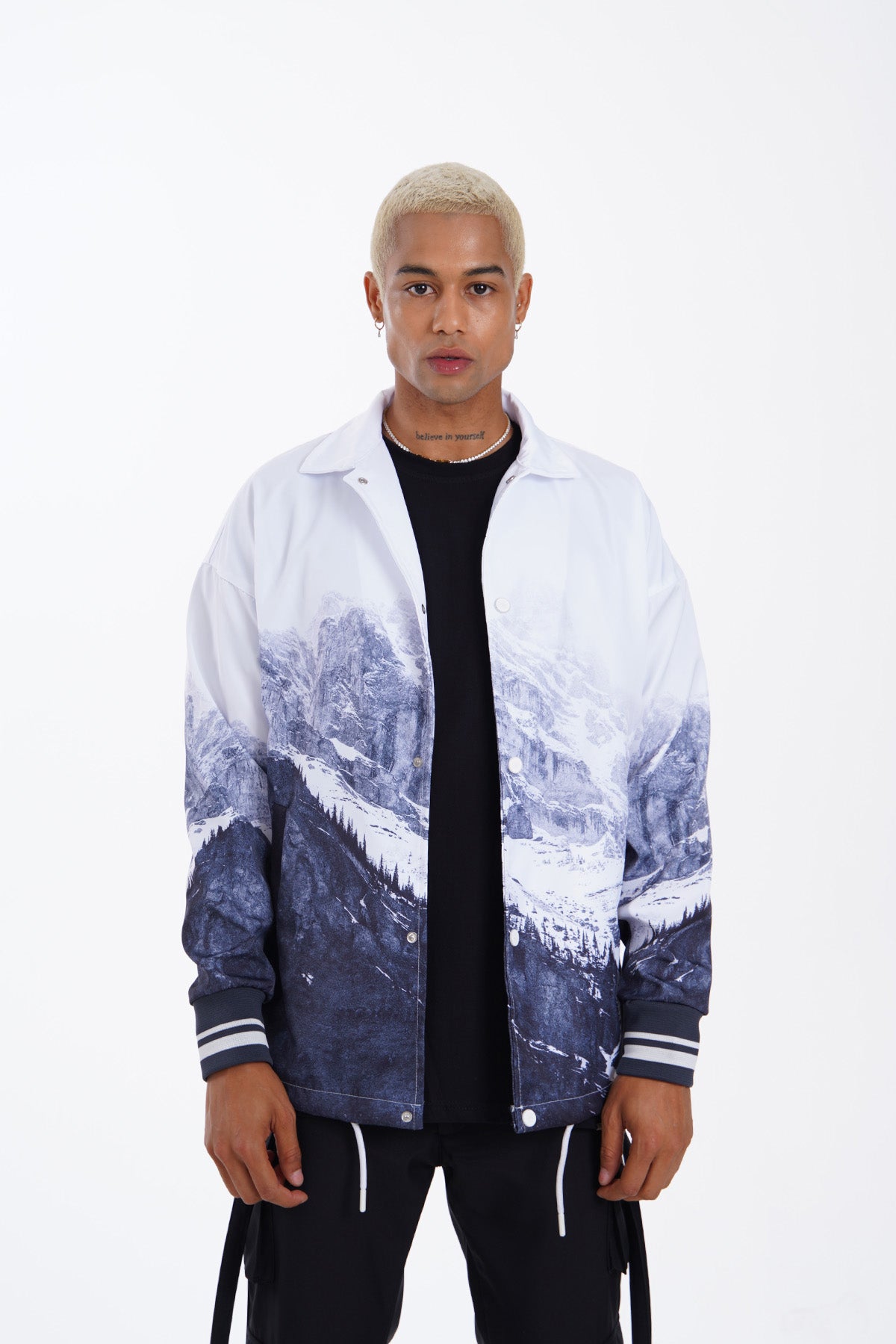 VESTE LL MOUNTAIN- GREY / WHITE