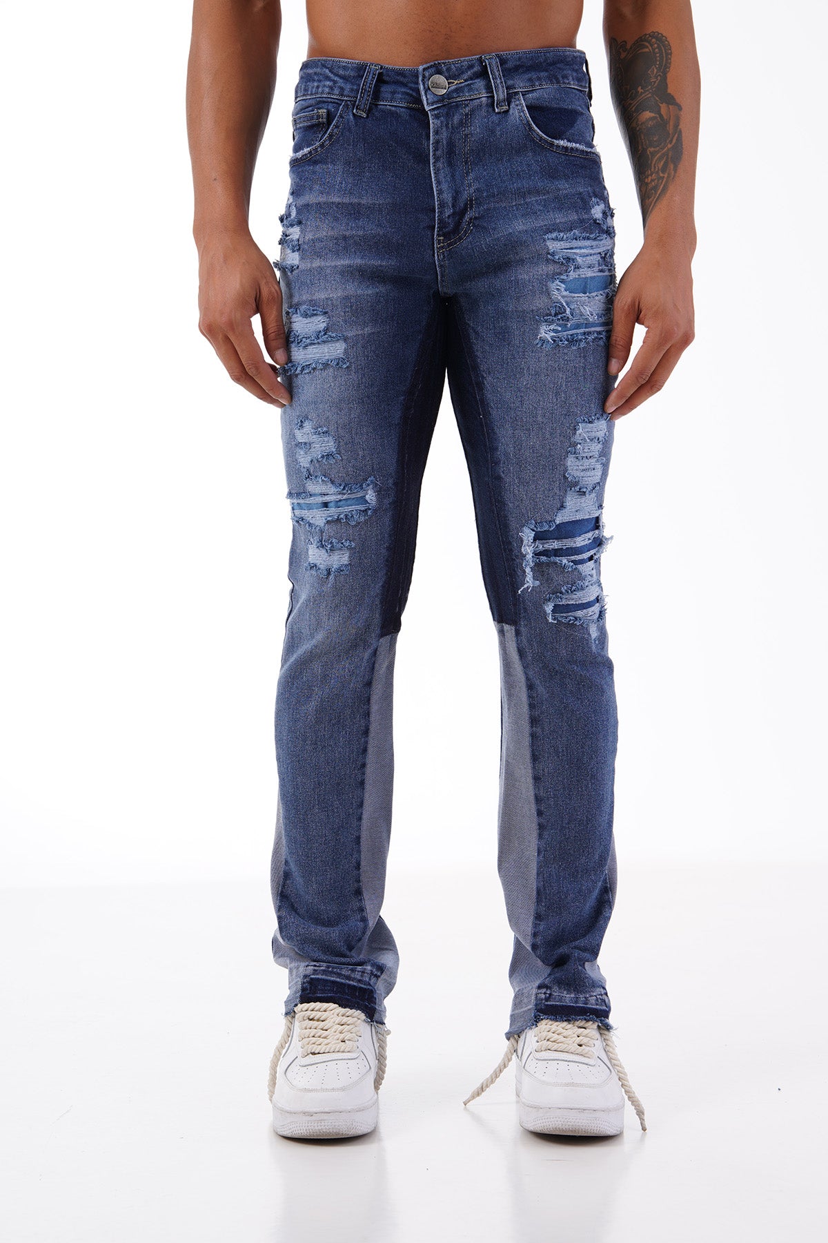 JEAN FLARE LL2000148 - BLUE