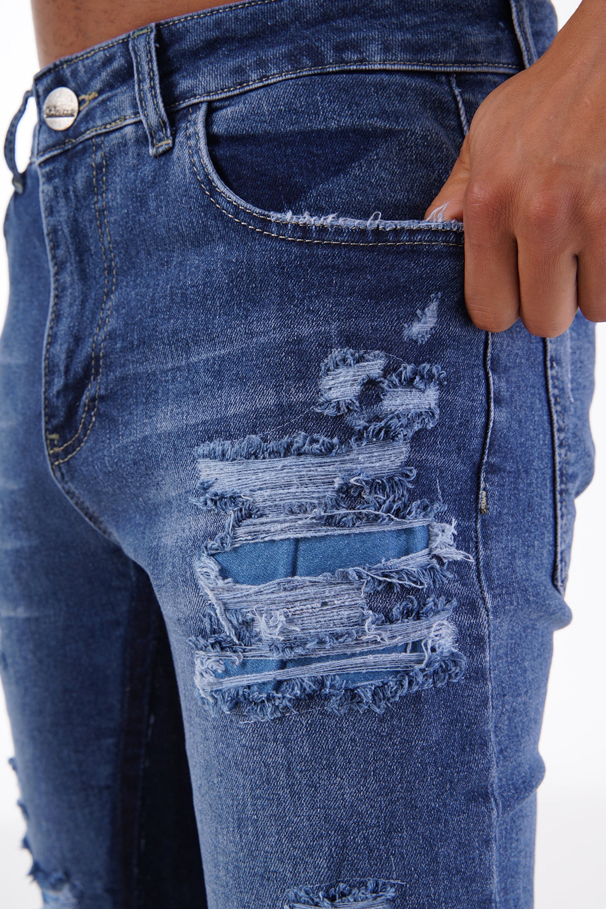 JEAN FLARE LL2000148 - BLUE