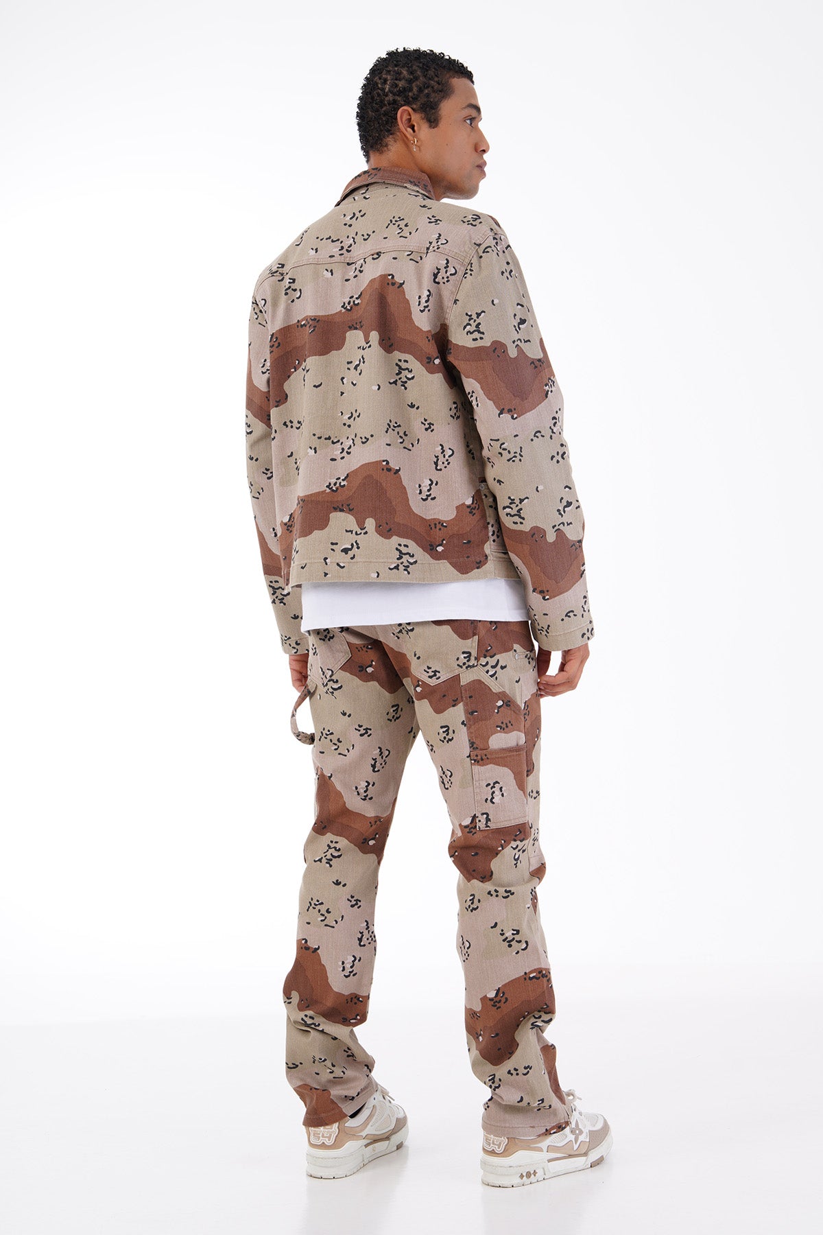 ENSEMBLE JEAN ART494 - CAMO BEIGE