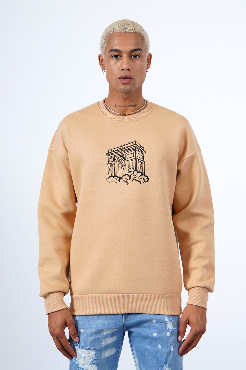 SWEAT LL916 - K.BEIGE