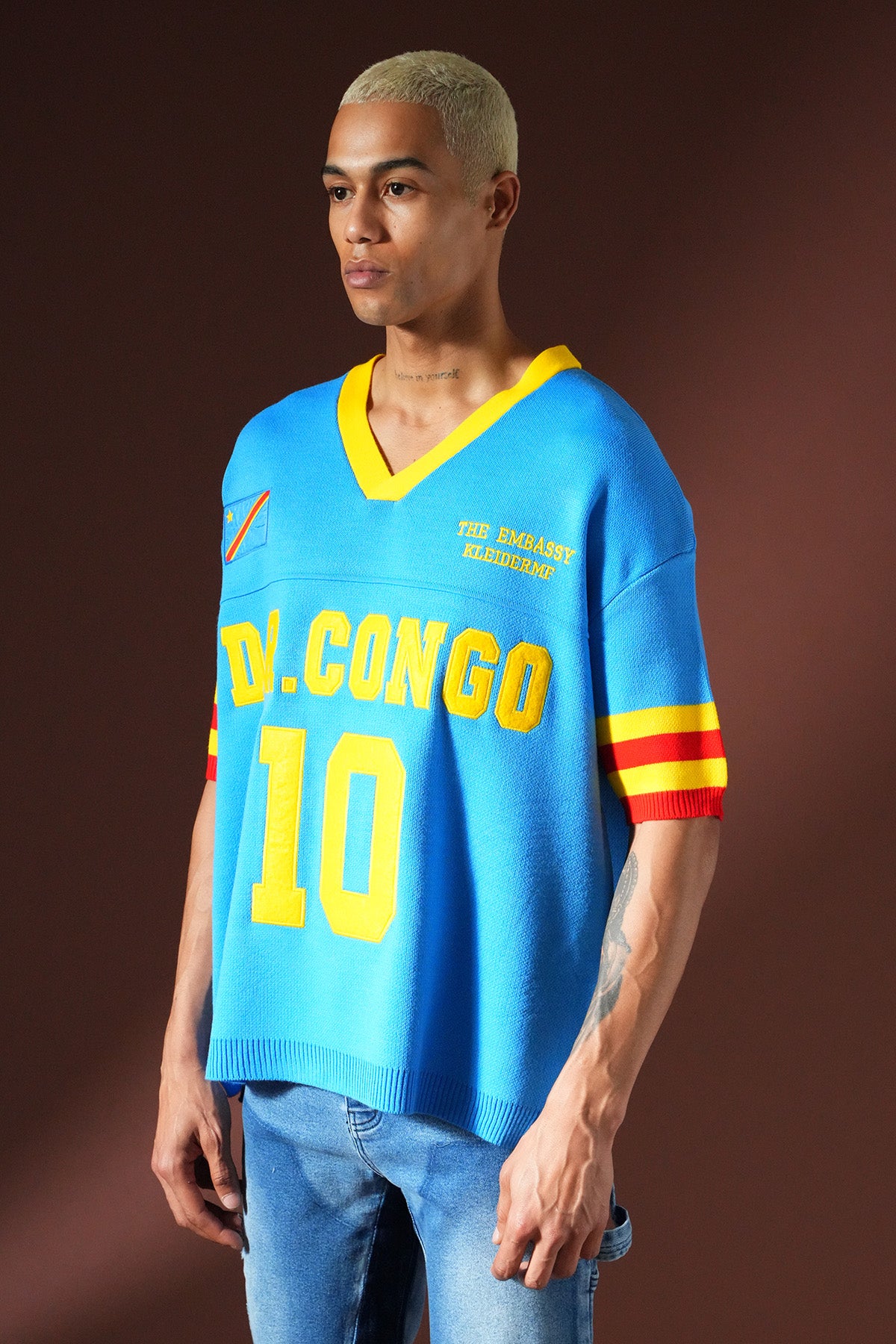 T-shirt oversize en maille Congo