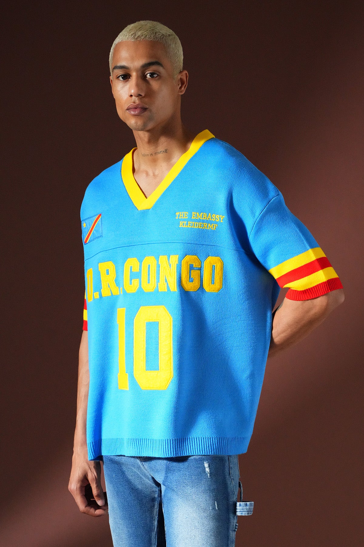 T-shirt oversize en maille Congo