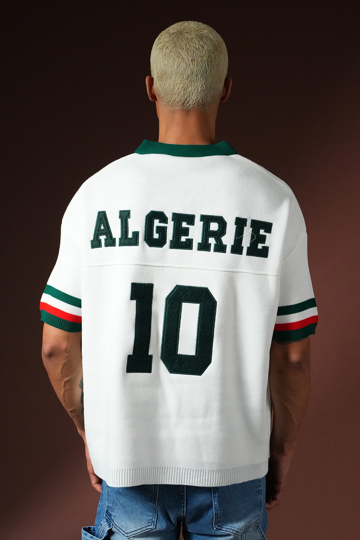Oversized-T-Shirt aus Strick 3408