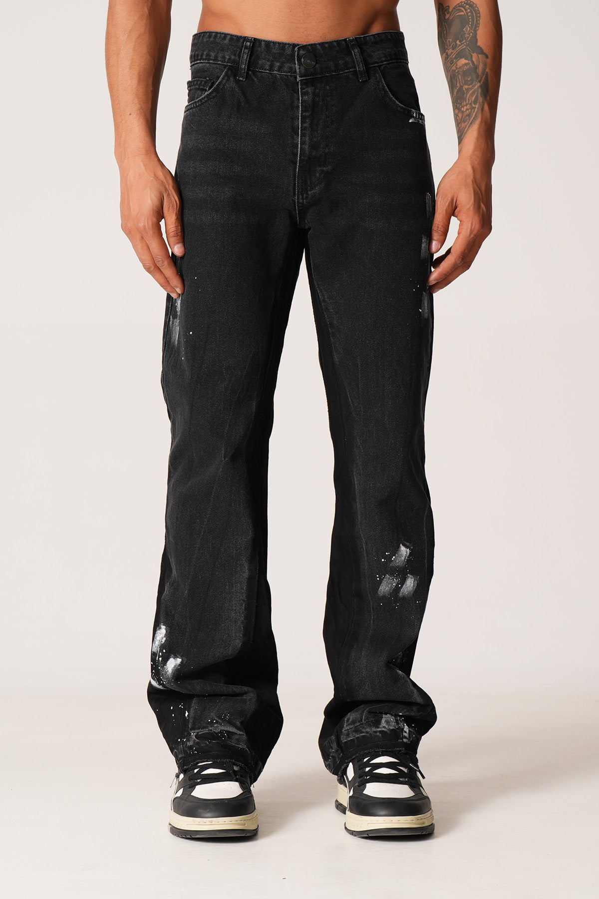 JEAN FLARE LL2000354 - BLACK