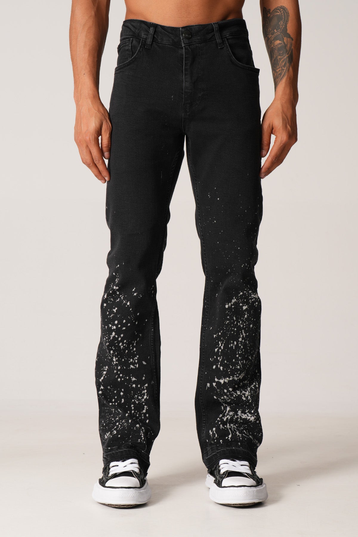 JEAN FLARE LL2000282 - BLACK