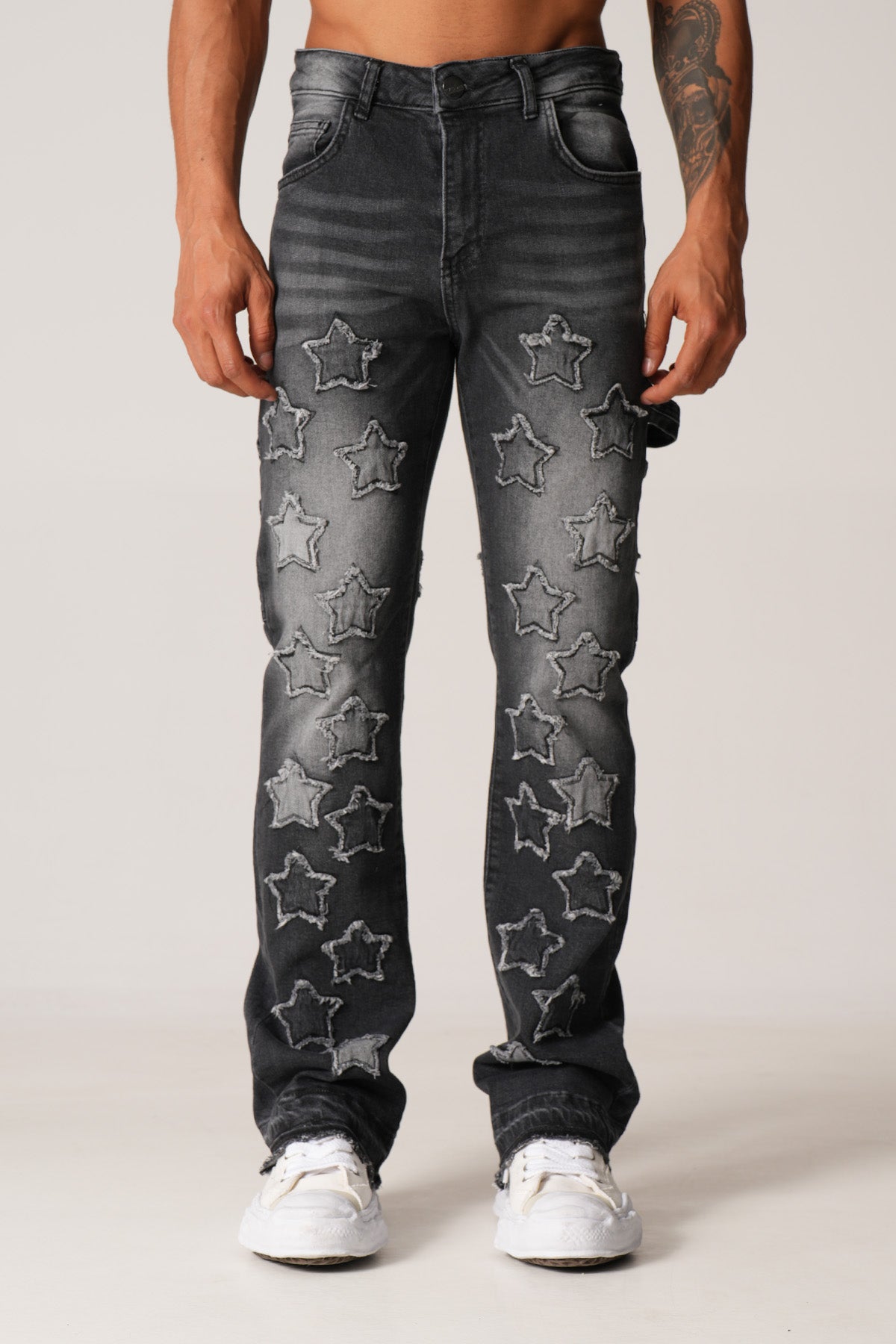 JEAN FLARE LL2000221 - BLACK