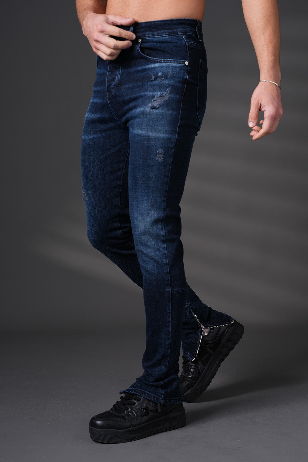 JEAN ZIPPED FIT F0019