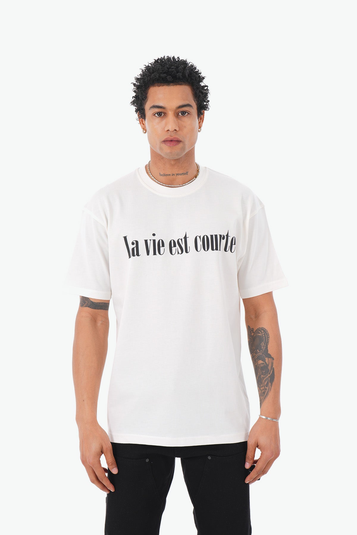 TEE SHIRT LL1022 - ECRU