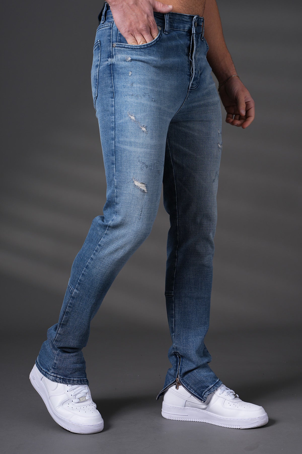 JEAN ZIPPED FIT F0018
