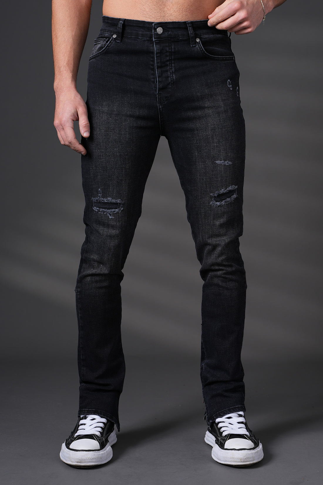 JEAN ZIPPED FIT F0022