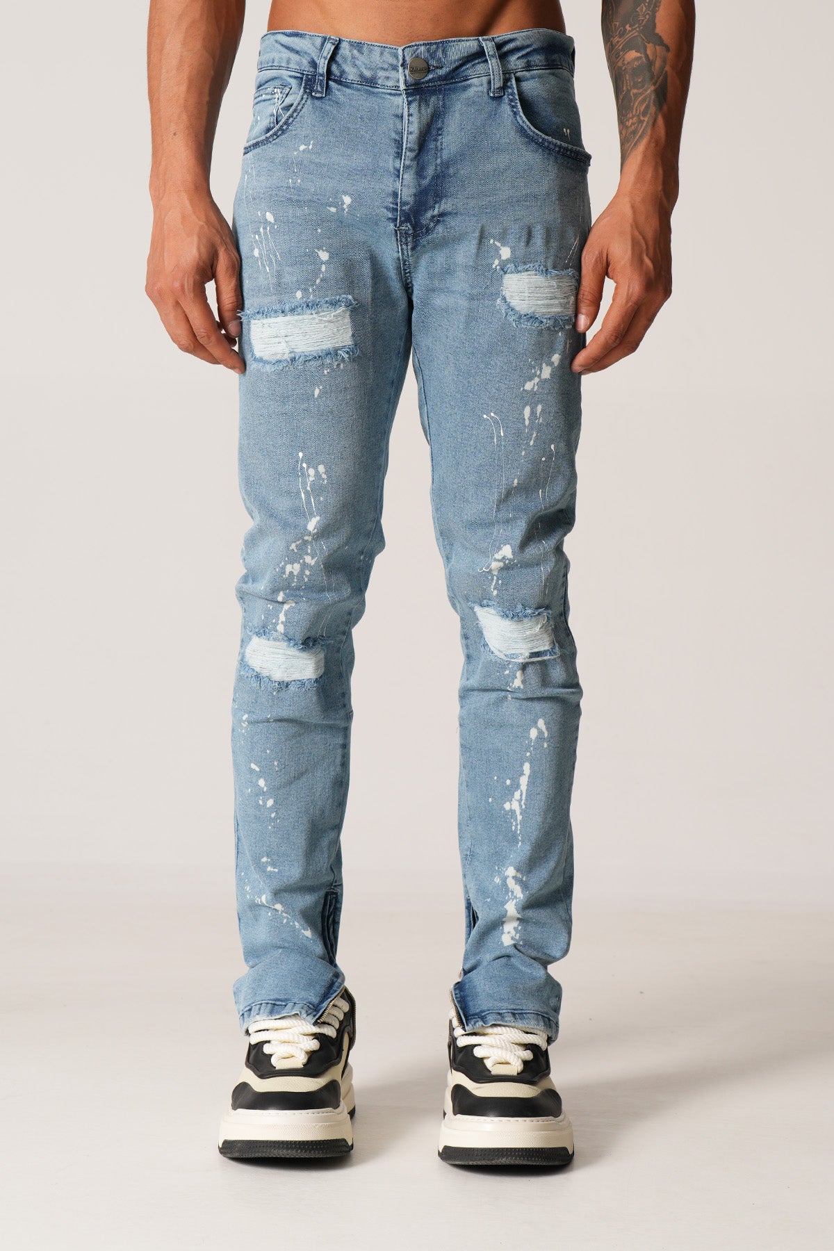 JEAN ZIPPED LL2000143 - BLUE
