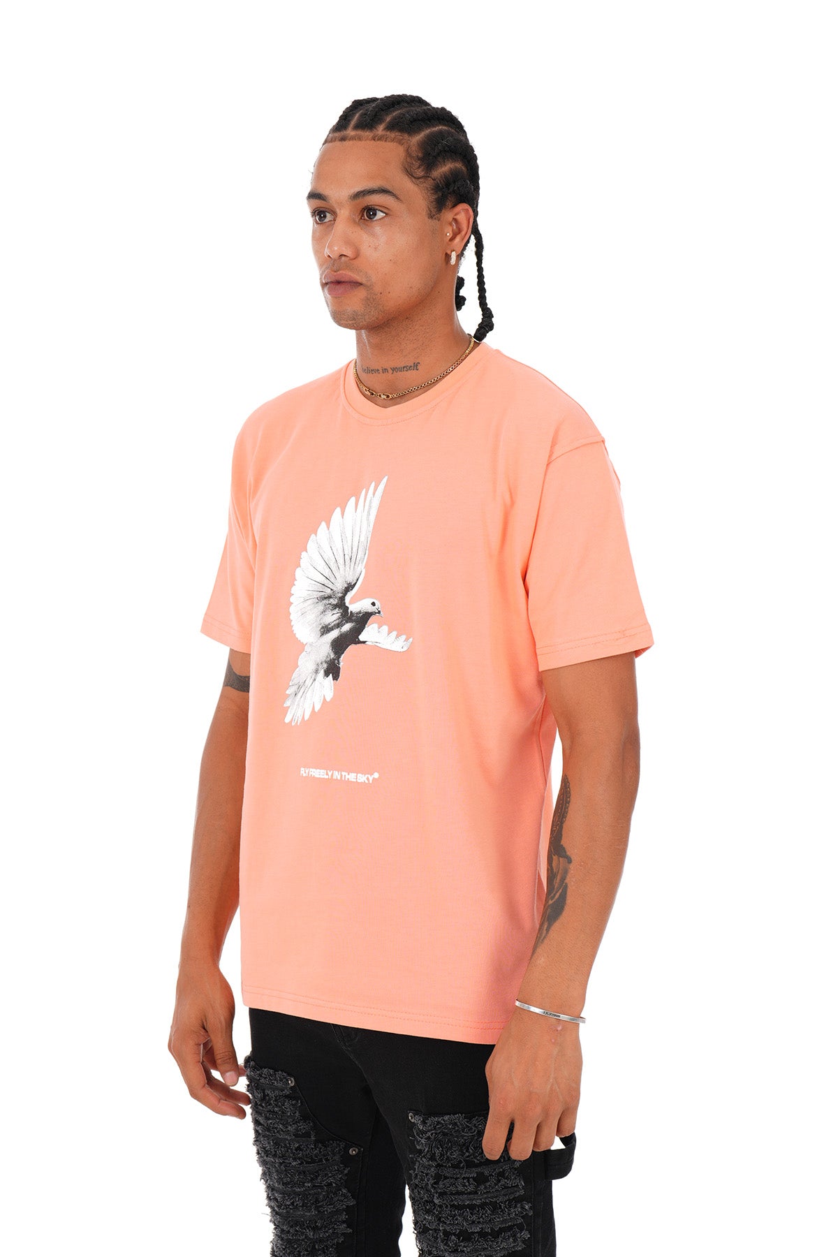 TEE SHIRT LL1072 - Salmon