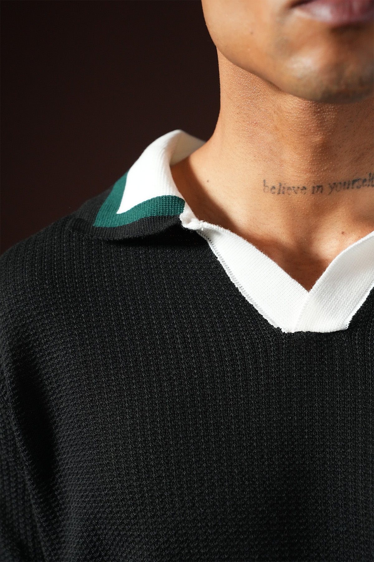 T-shirt en maille Polo KNIT LL061053