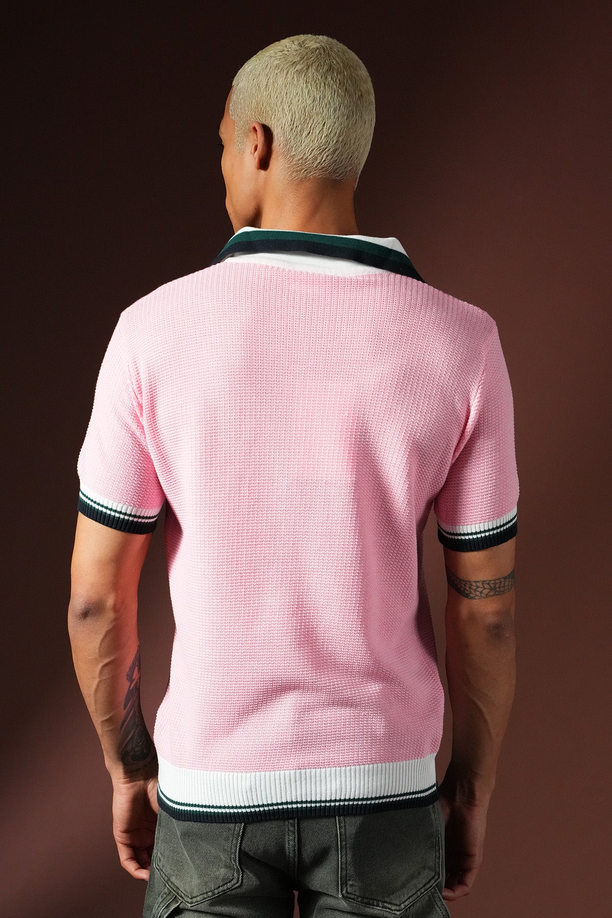 T-shirt en maille Polo KNIT LL061053
