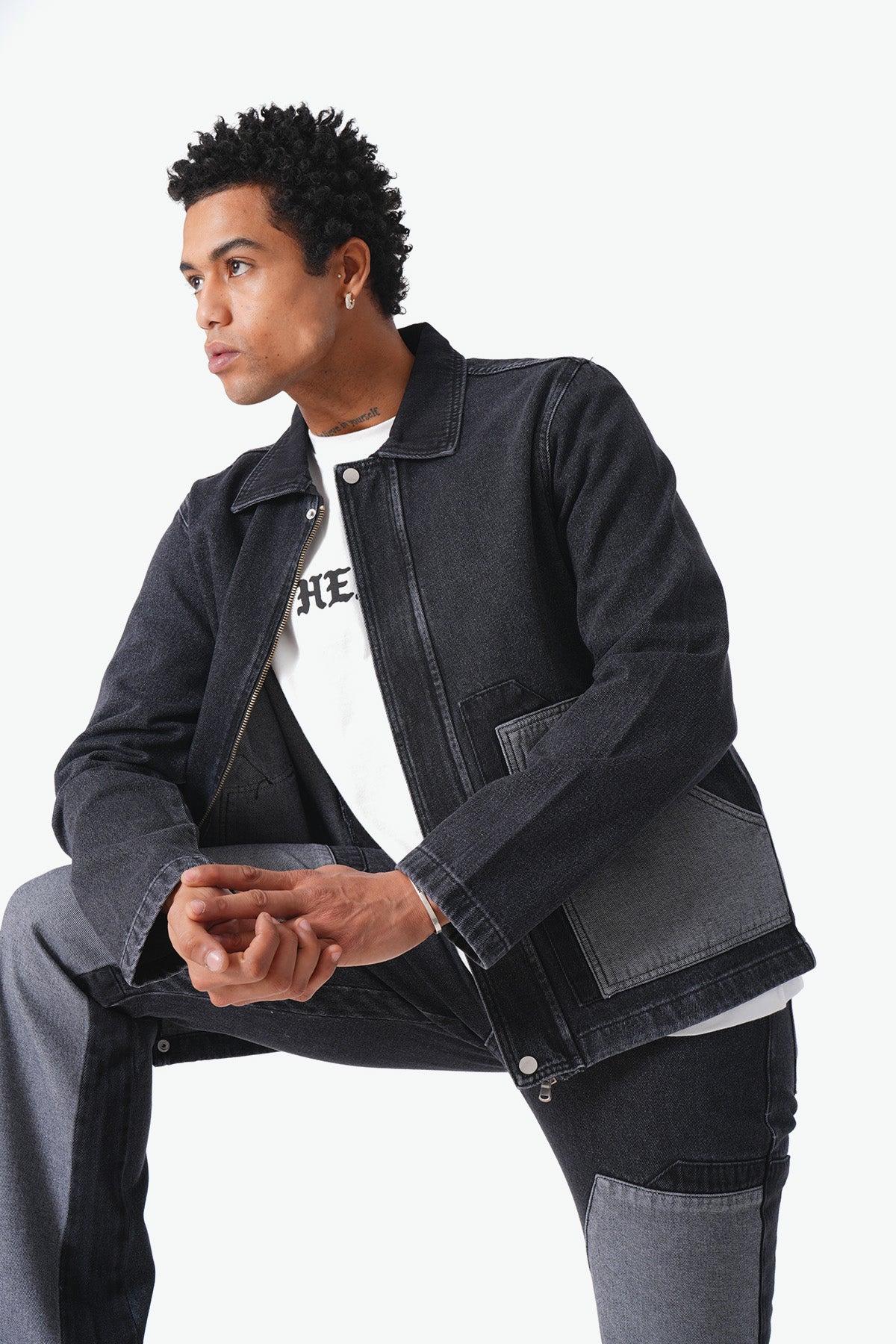 SURVÊTEMENT JEAN ART502 - BLACK