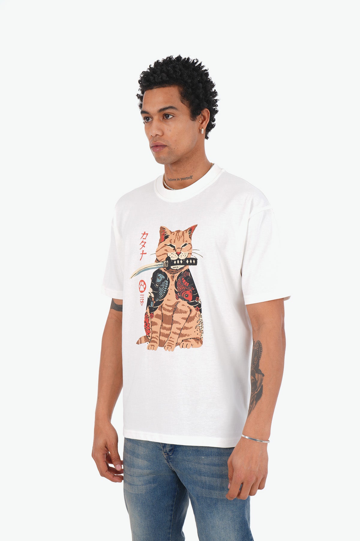 TEE SHIRT LL1077 - WHITE