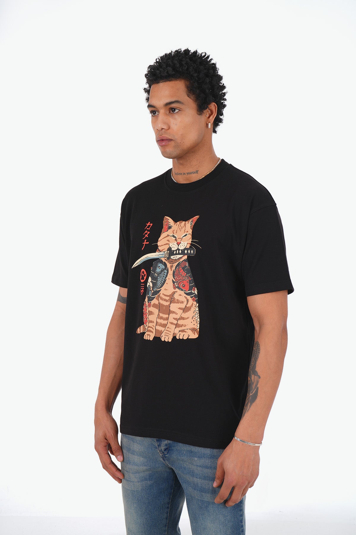 TEE SHIRT LL1077 - BLACK
