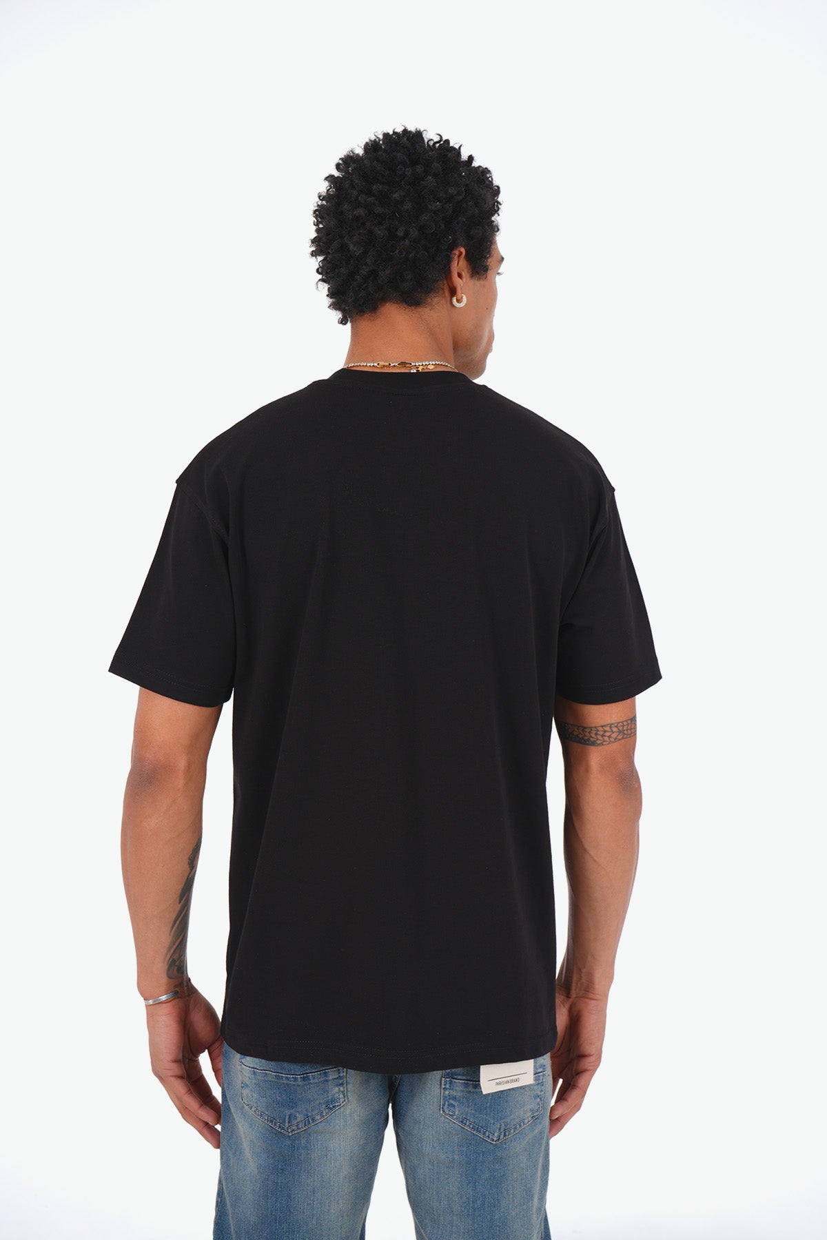 TEE SHIRT LL1077 - BLACK