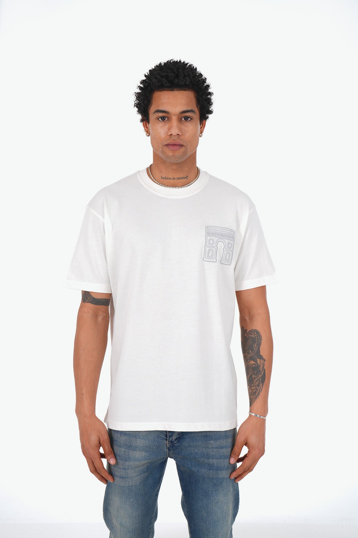 TEE SHIRT LL1014 - WHITE